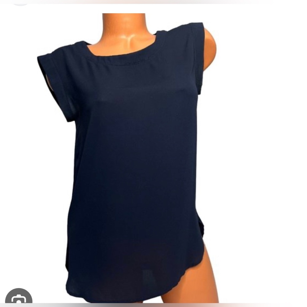 J. Crew Drapey Blouse in Navy Size 00